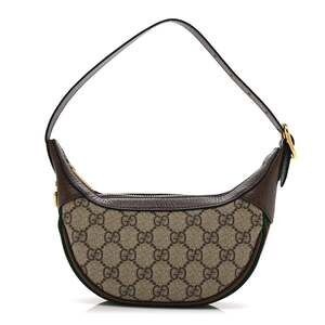 Gucci Gg Supreme Textured Calfskin Web #230999G10B
